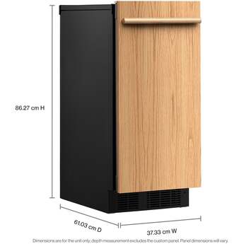 KitchenAid 15 Inch Automatic Clear Ice Maker With 25 Lb Capacity and Built-In Drain Pump: Panel Ready — thumbnail 10